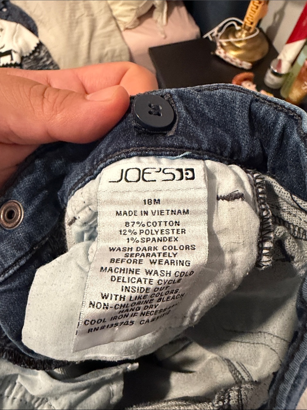 Joe's Jeans Kids Indigo Stretch Denim Pants